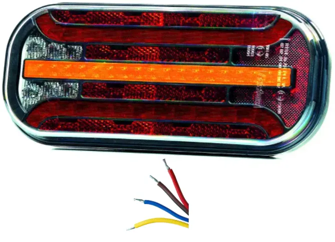 Фонарь Fristom FT-230 NT PM LED DI на прицеп задний 5-функциональный 12/36 В, светодиодный