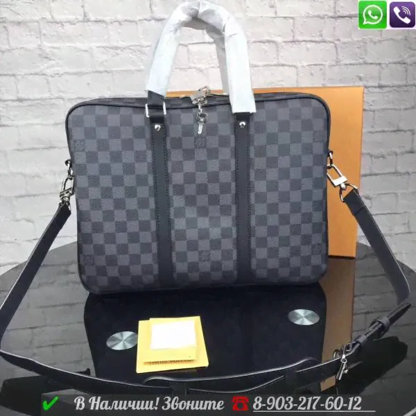 Сумка Louis vuitton Porte Documents Voyage Pm Damier Graphite id#184777
