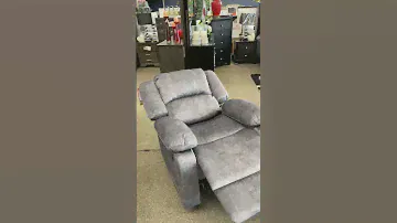 Grey Power Recliner Chair in Grey Fabric By Milton Green Stars